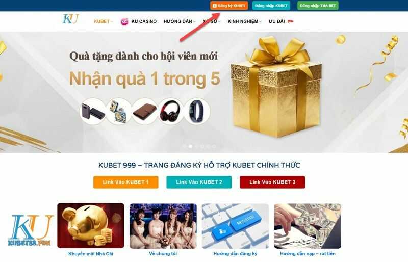 Đăng ký tài khoản KUBET - KU Casino trên máy tính